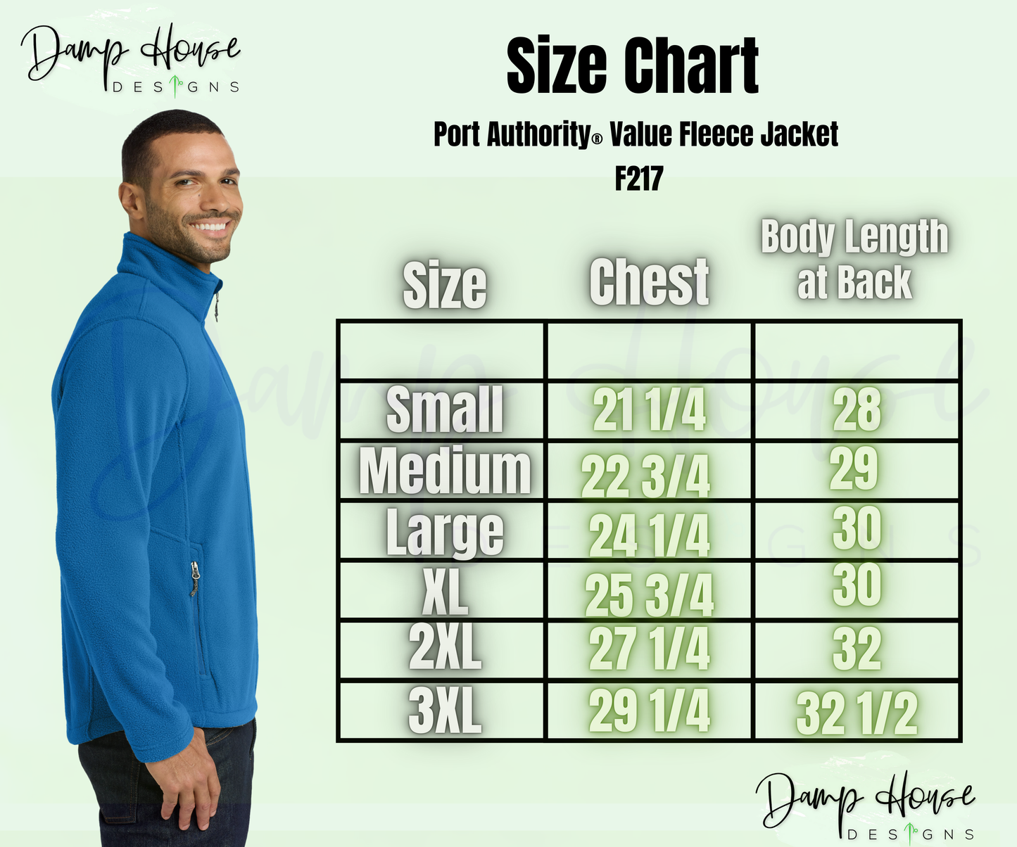 Men's Embroidered Value Fleece Jacket