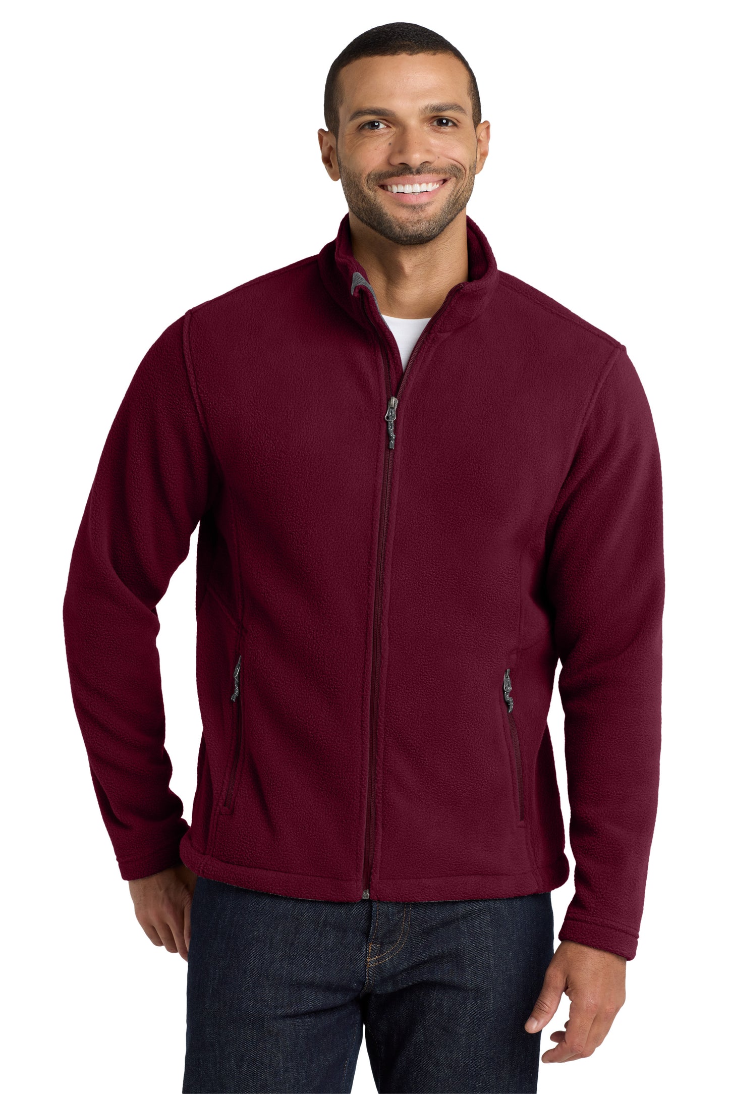 Men's Embroidered Value Fleece Jacket