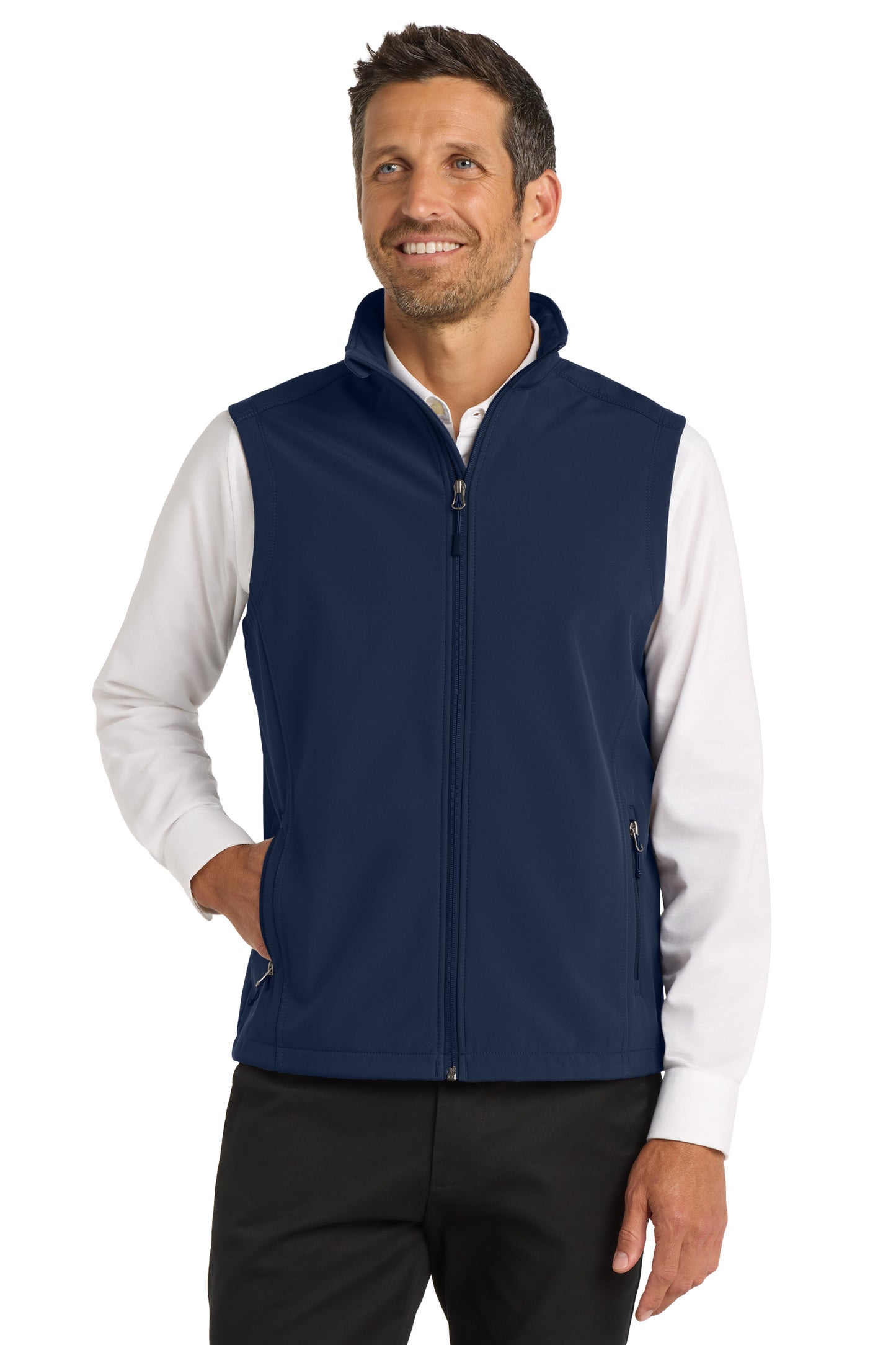 Men's Custom Core Embroidered Soft Shell Vest
