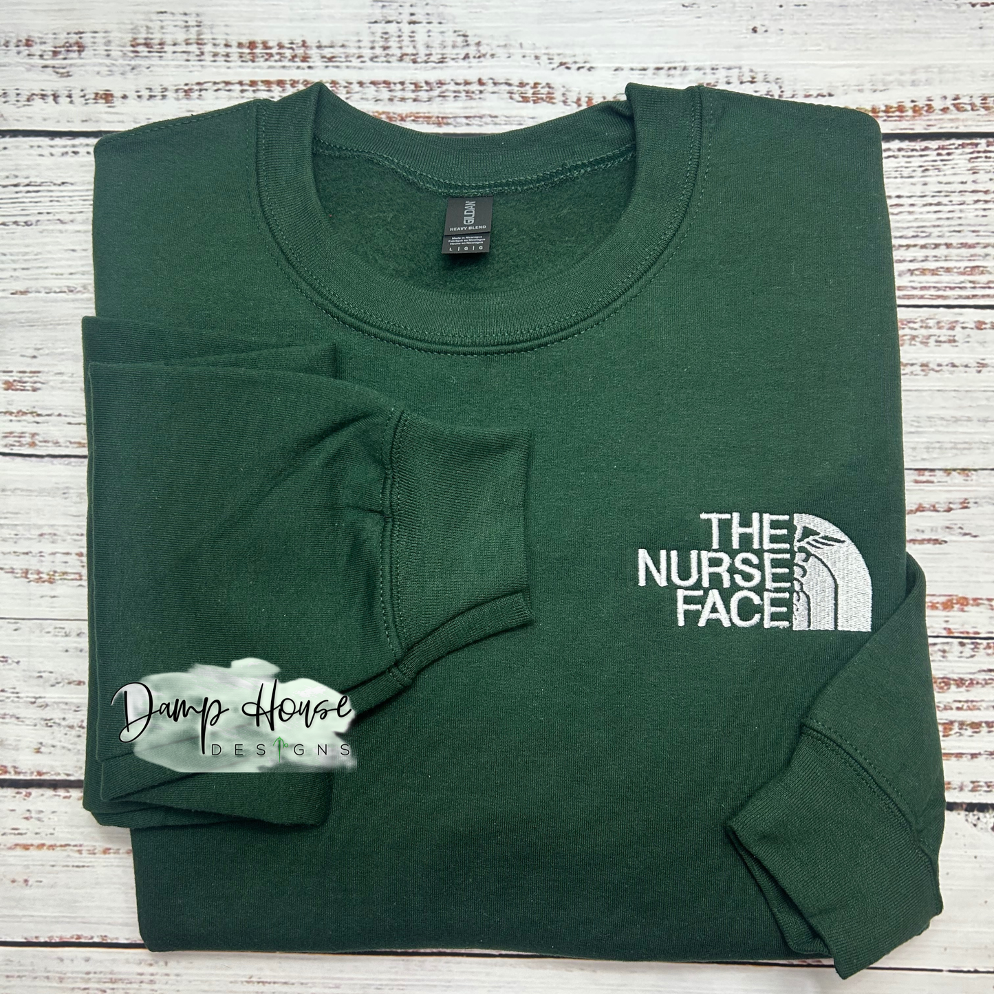 The Nurse Face Embroidered Value Sweatshirt