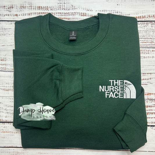 The Nurse Face Embroidered Value Sweatshirt
