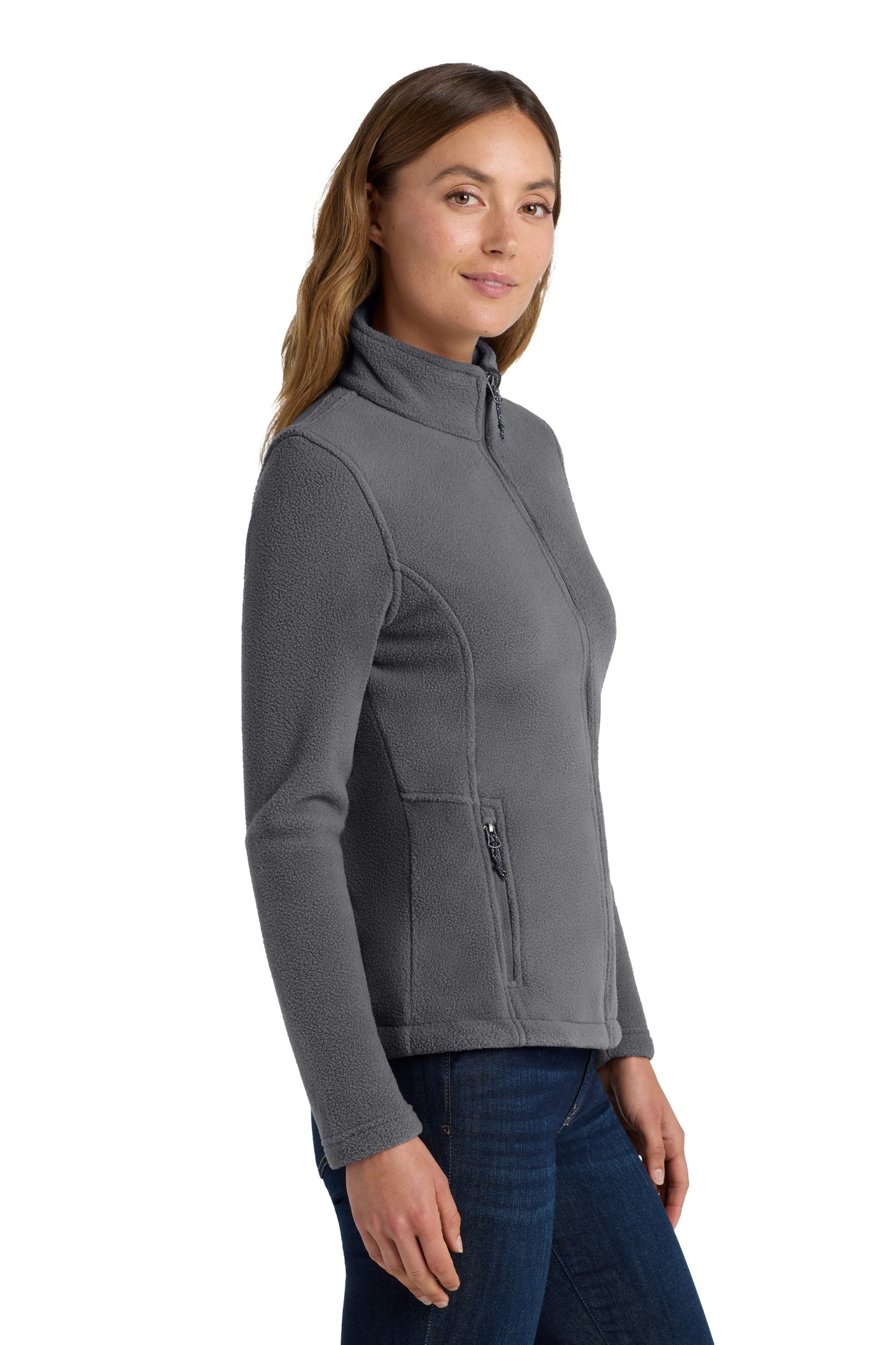 The Nurse Face Women's Embroidered Value Fleece Jacket
