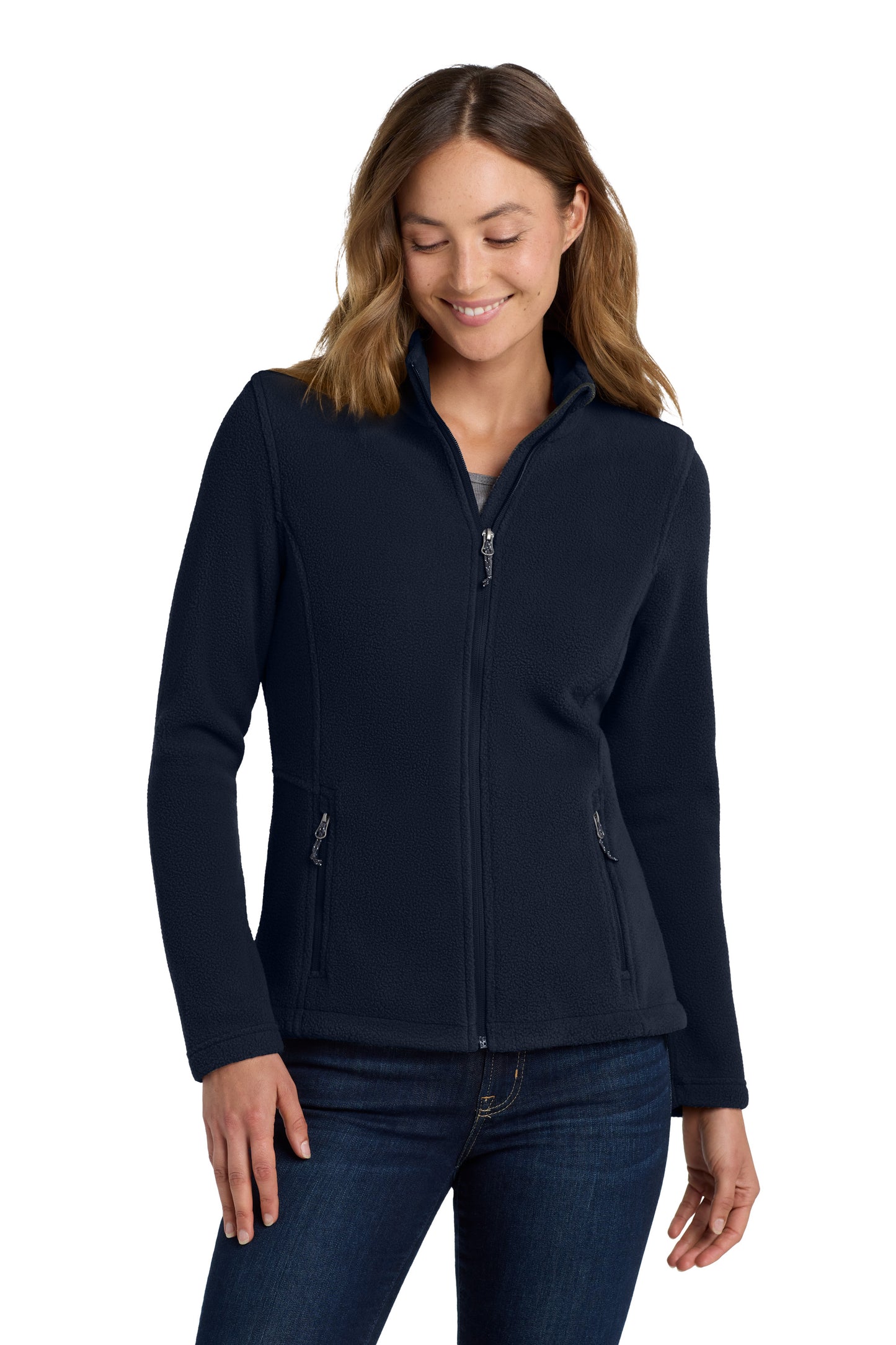 The Nurse Face Women's Embroidered Value Fleece Jacket