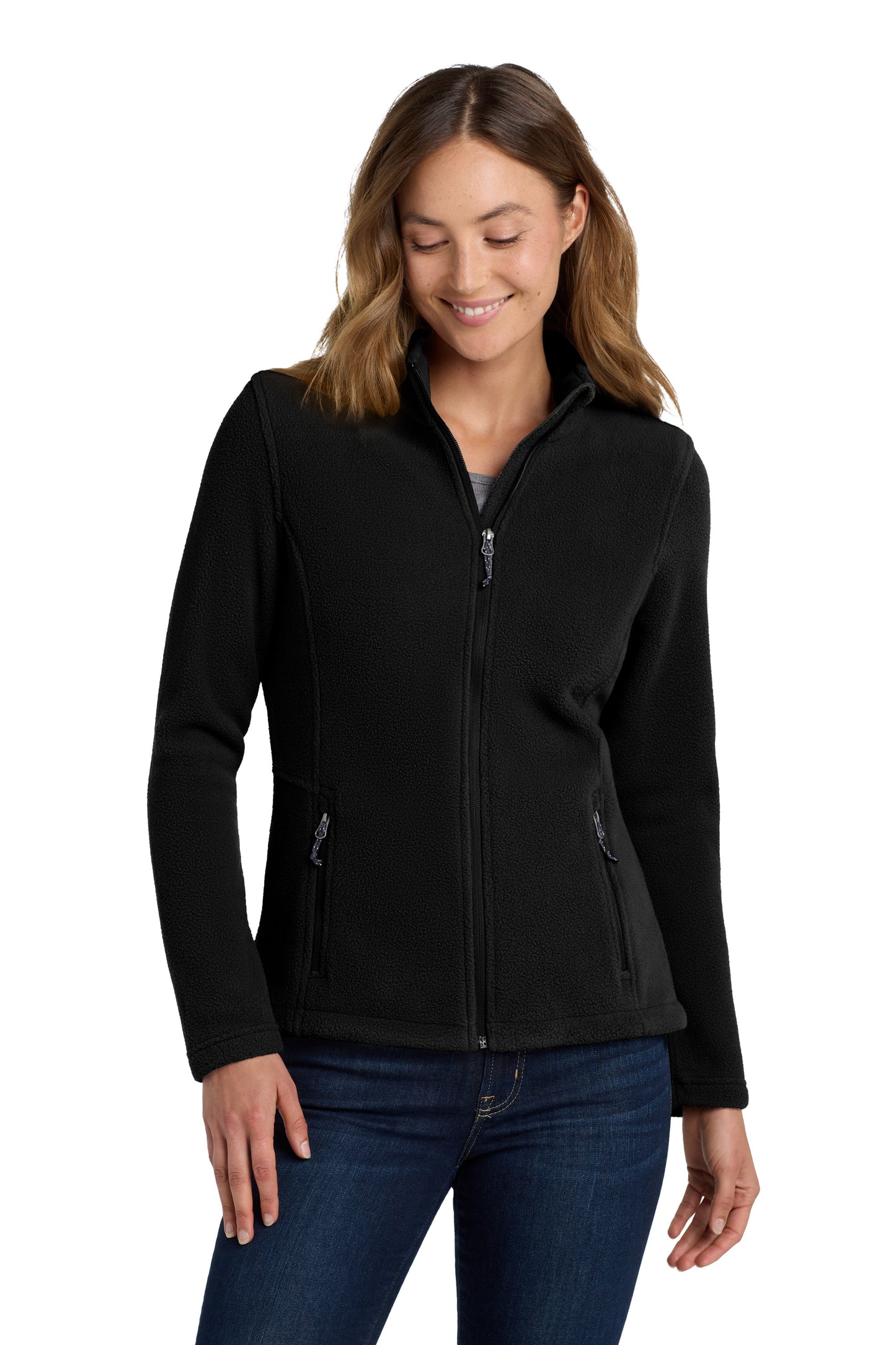 The Nurse Face Women's Embroidered Value Fleece Jacket
