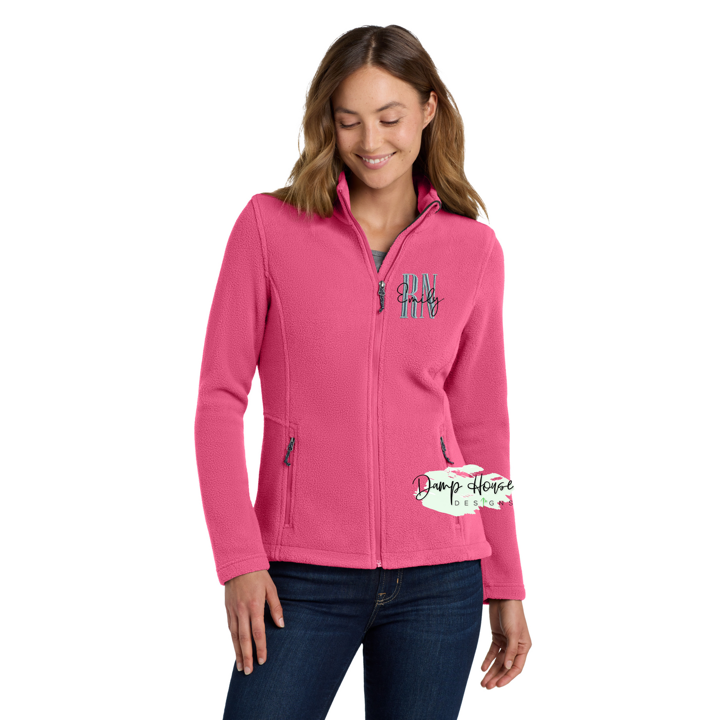 Women's Embroidered Value Fleece Jacket
