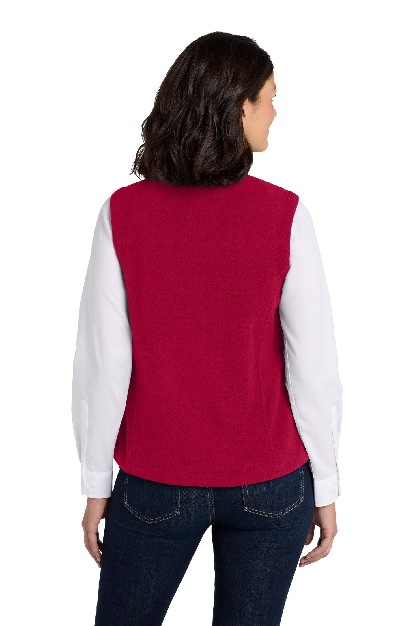 Women's Embroidered Value Fleece Vest
