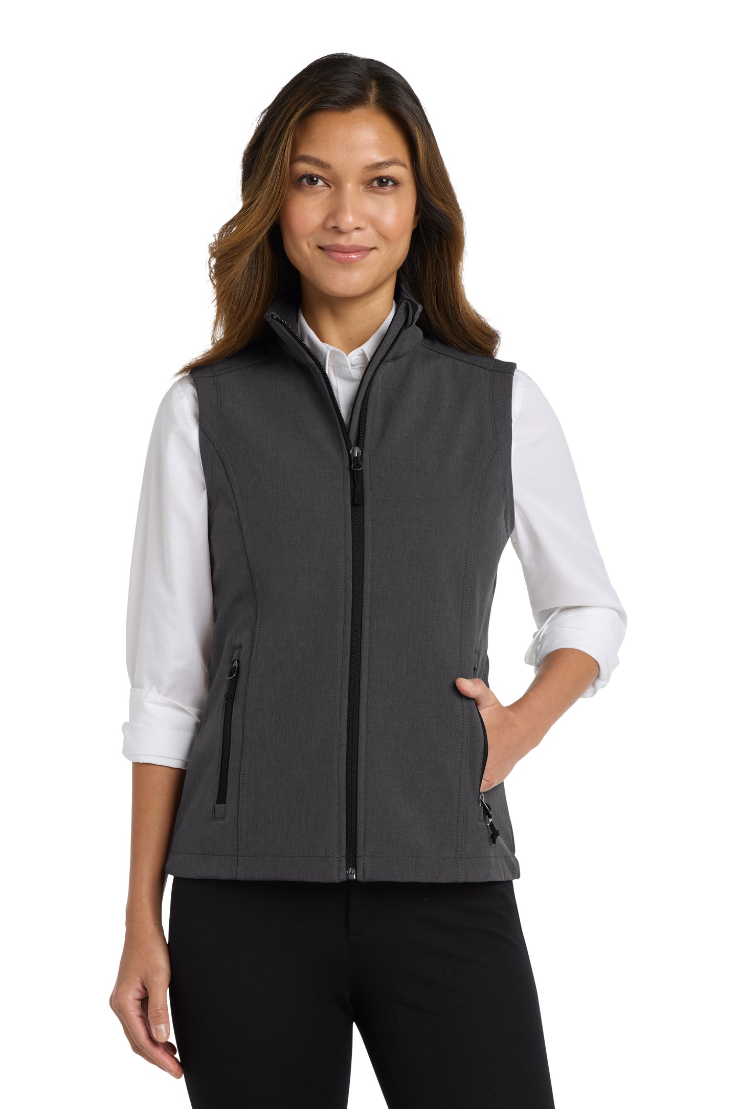Women's Custom Core Embroidered Soft Shell Vest