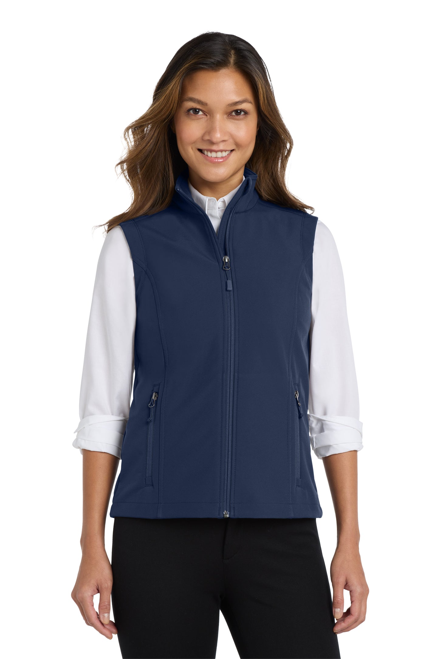 Women's Custom Core Embroidered Soft Shell Vest