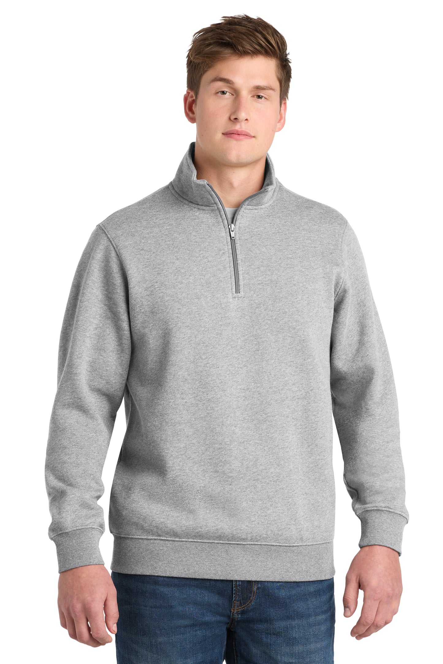 Men's Custom 1/4 Zip Embroidered Sweater