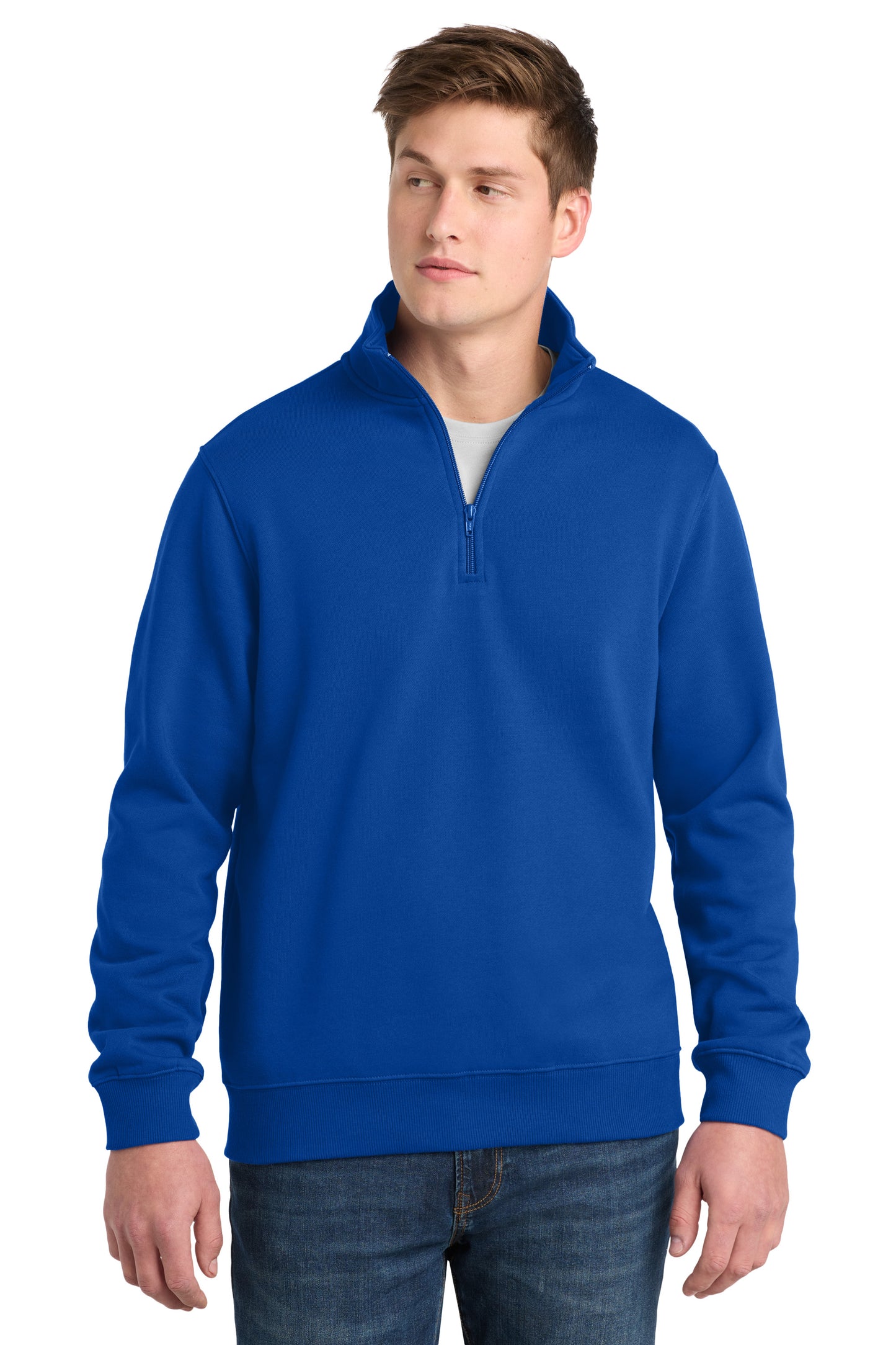 Men's Custom 1/4 Zip Embroidered Sweater